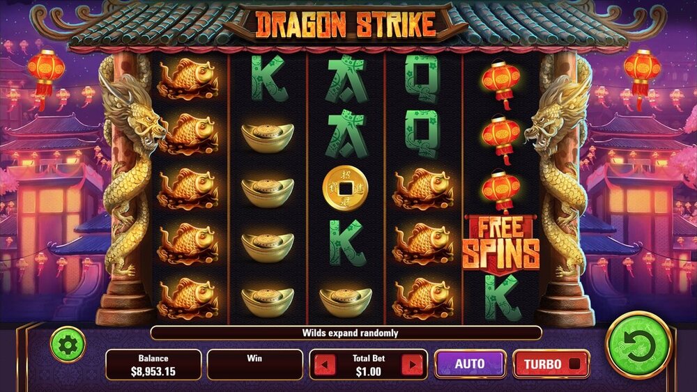 Онлайн слоты «Dragon Strike» в Пин Ап казино